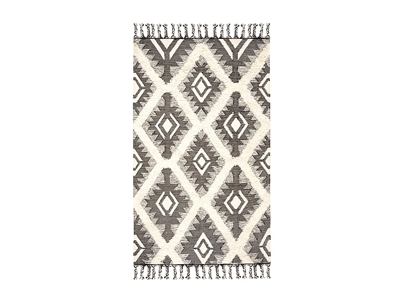 Tapis Noir/Neutre 152 X 244 cm - Kiara