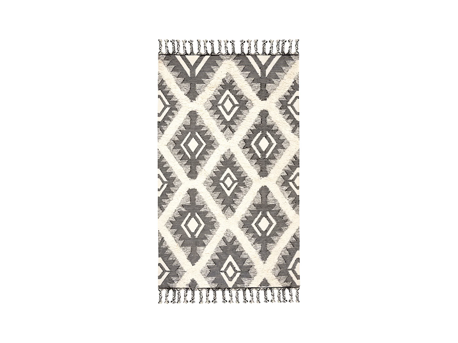 Tapis Noir/Neutre 152 X 244 cm - Kiara
