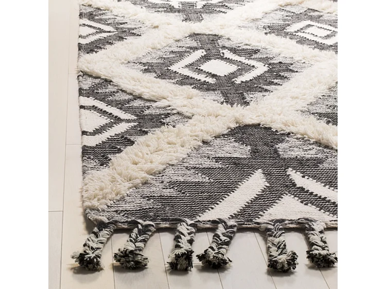 Tapis Noir/Neutre 152 X 244 cm - Kiara