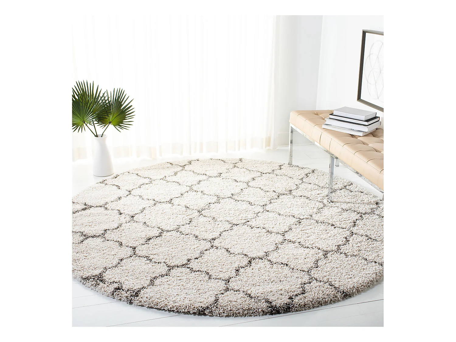 Tapis Neutre/Gris 213 X 213 cm - Coco