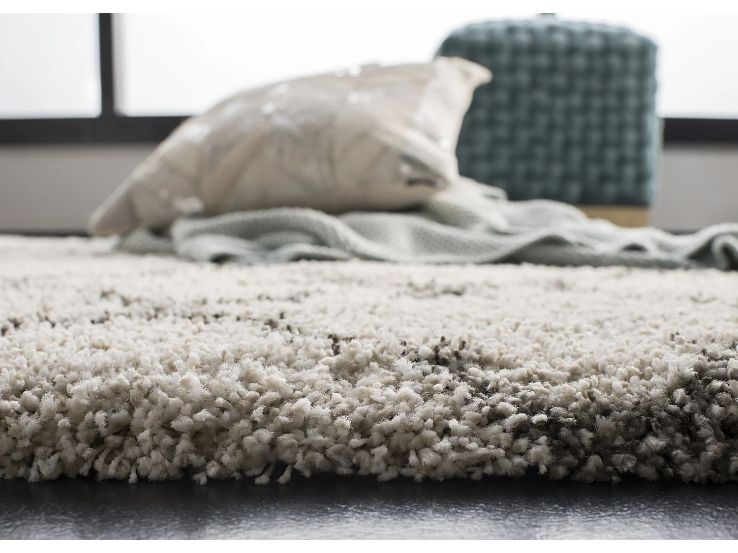 Tapis Neutre/Gris 213 X 213 cm - Coco