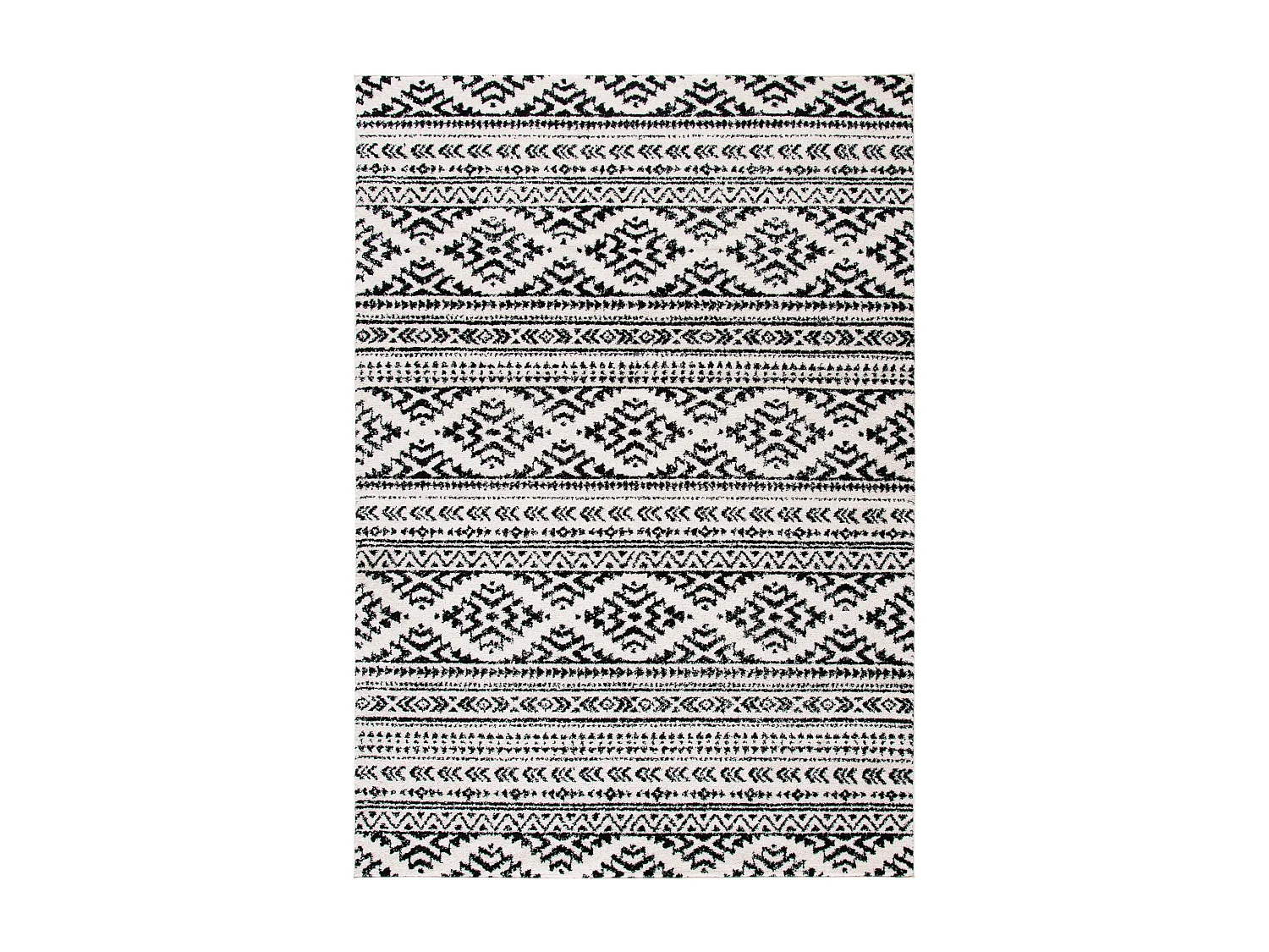 Tapis Neutre/Noir 122 X 183 cm - Hope