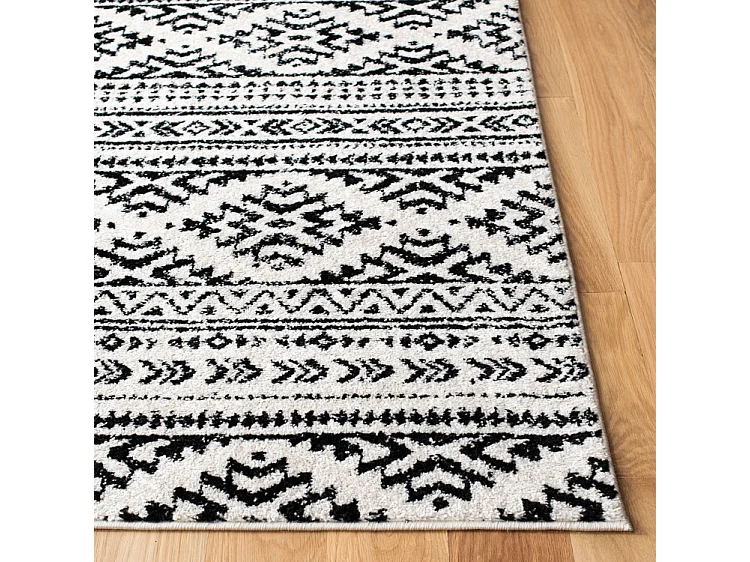 Tapis Neutre/Noir 122 X 183 cm - Hope