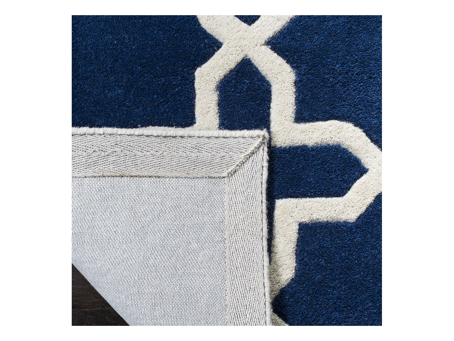 Tapis Bleu Marine/Neutre 122 X 183 cm - Barrow