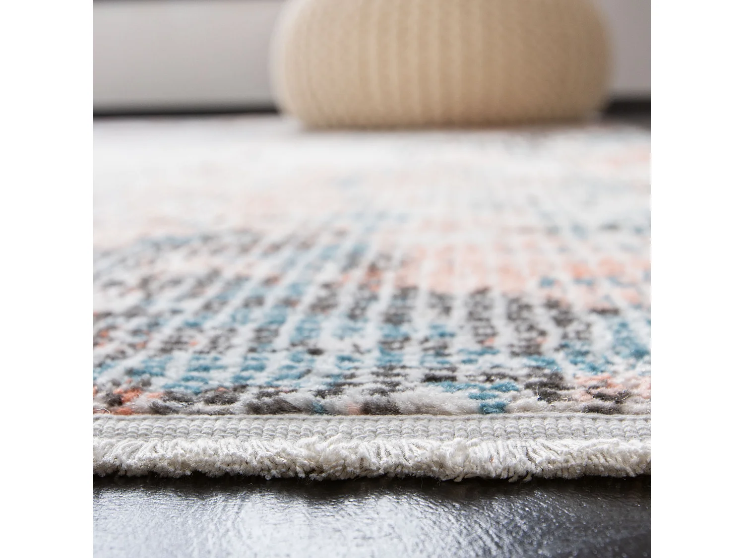 Tapis Neutre/Gris 122 X 183 cm - Aroosa
