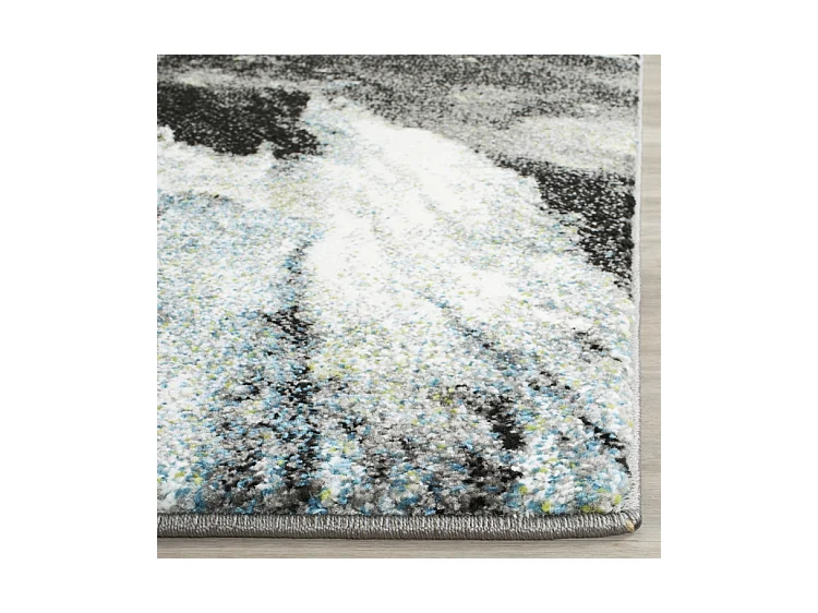 Tapis Bleu/Multicolore 79 X 152 cm - Camila