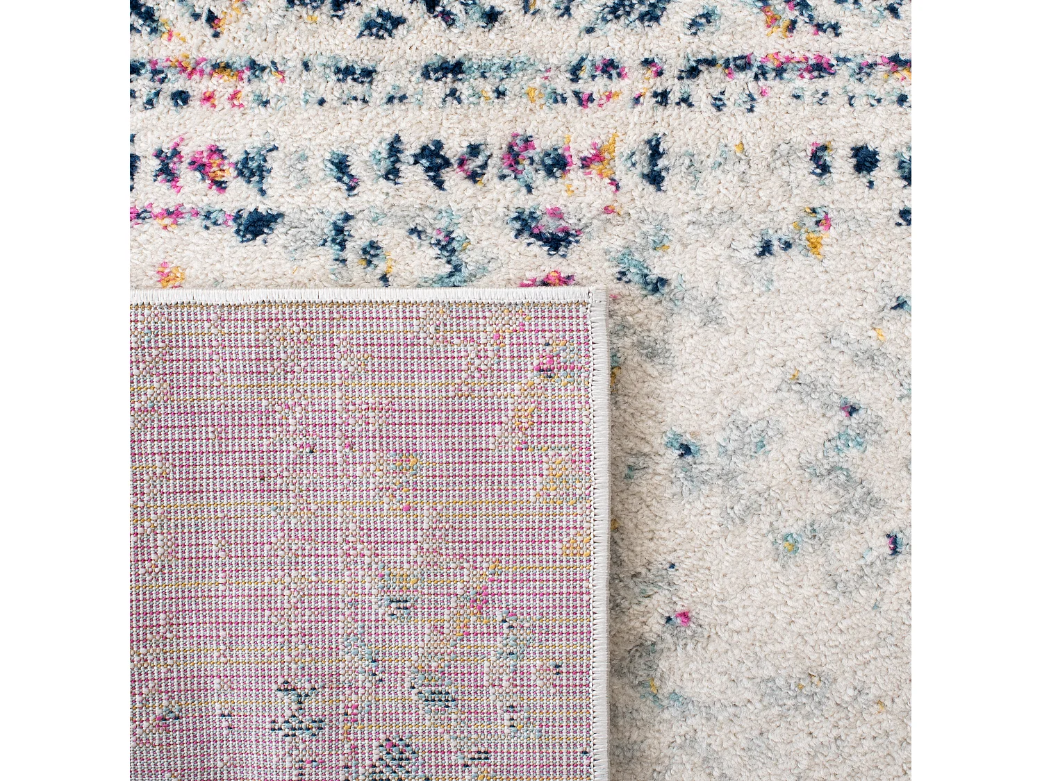 Tapis Neutre/Bleu 122 X 183 cm - Hope