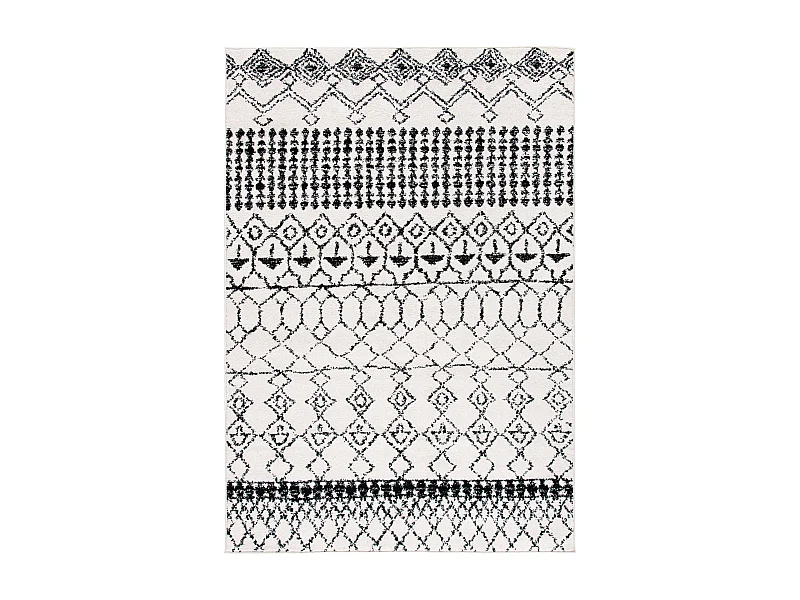 Tapis Neutre/Noir 160 X 229 cm - Harmony