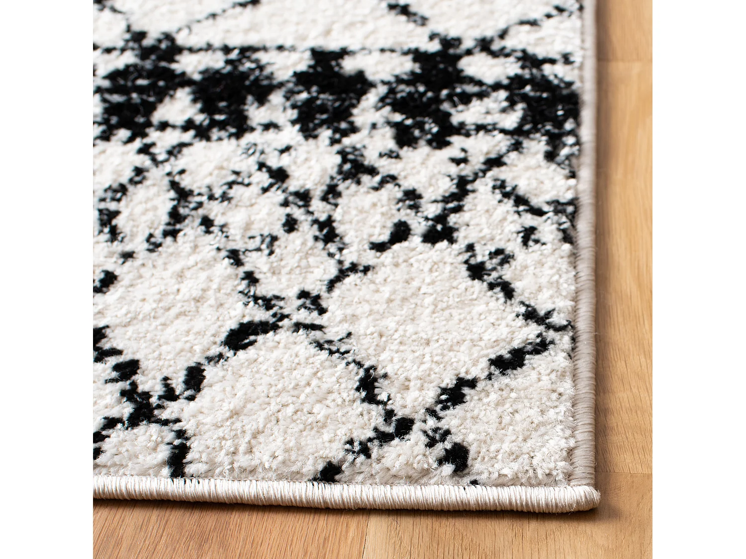 Tapis Neutre/Noir 160 X 229 cm - Harmony