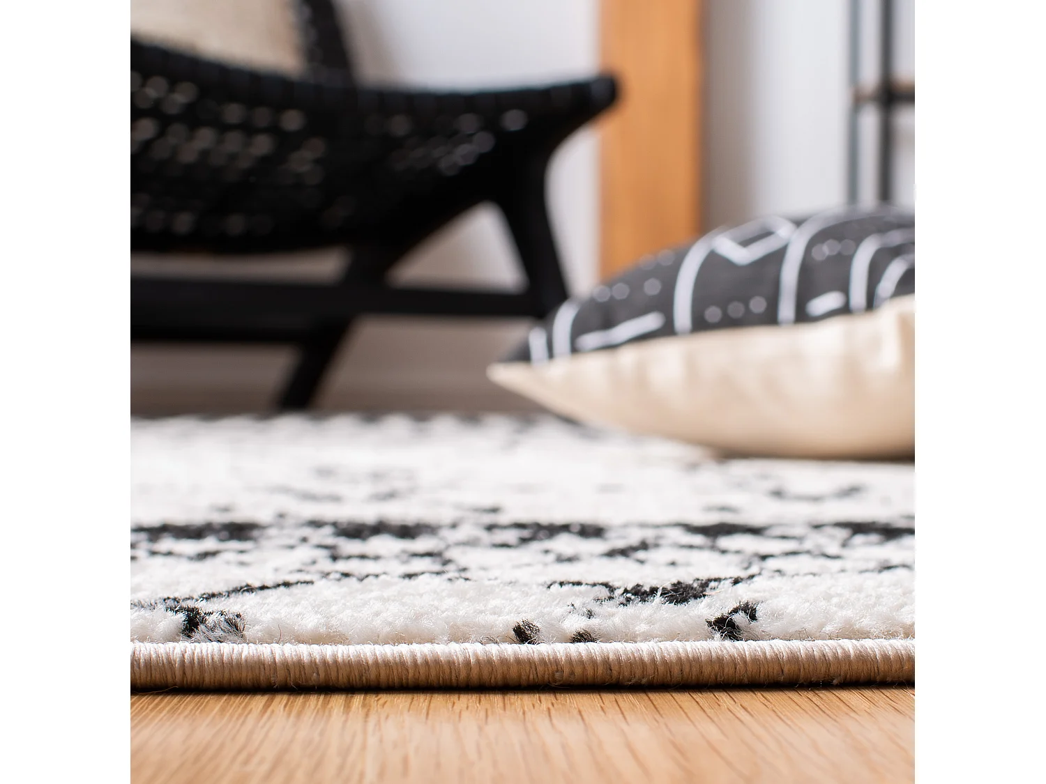 Tapis Neutre/Noir 160 X 229 cm - Harmony