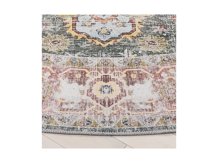 Tapis Vert/Marron 183 X 183 cm - Anouk