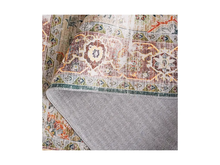 Tapis Vert/Marron 183 X 183 cm - Anouk