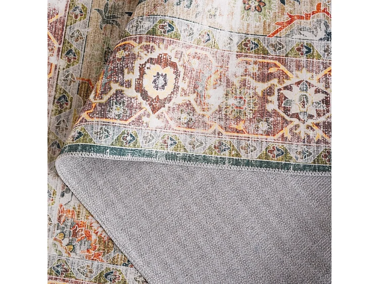 Tapis Vert/Marron 183 X 183 cm - Anouk