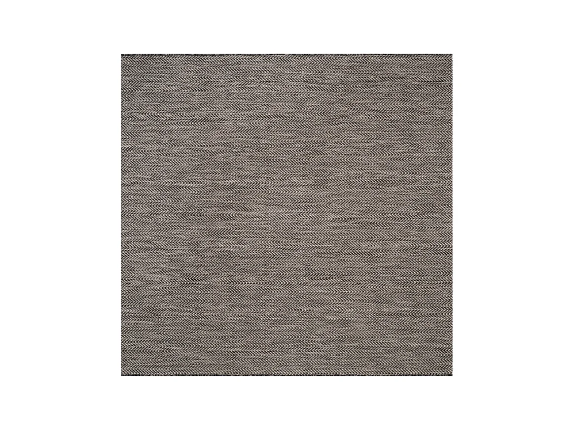 Tapis Noir/Beige 122 X 122 cm - Serenna