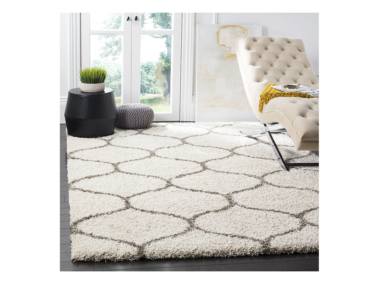 Tapis Neutre/Gris 183 X 274 cm - Zoey