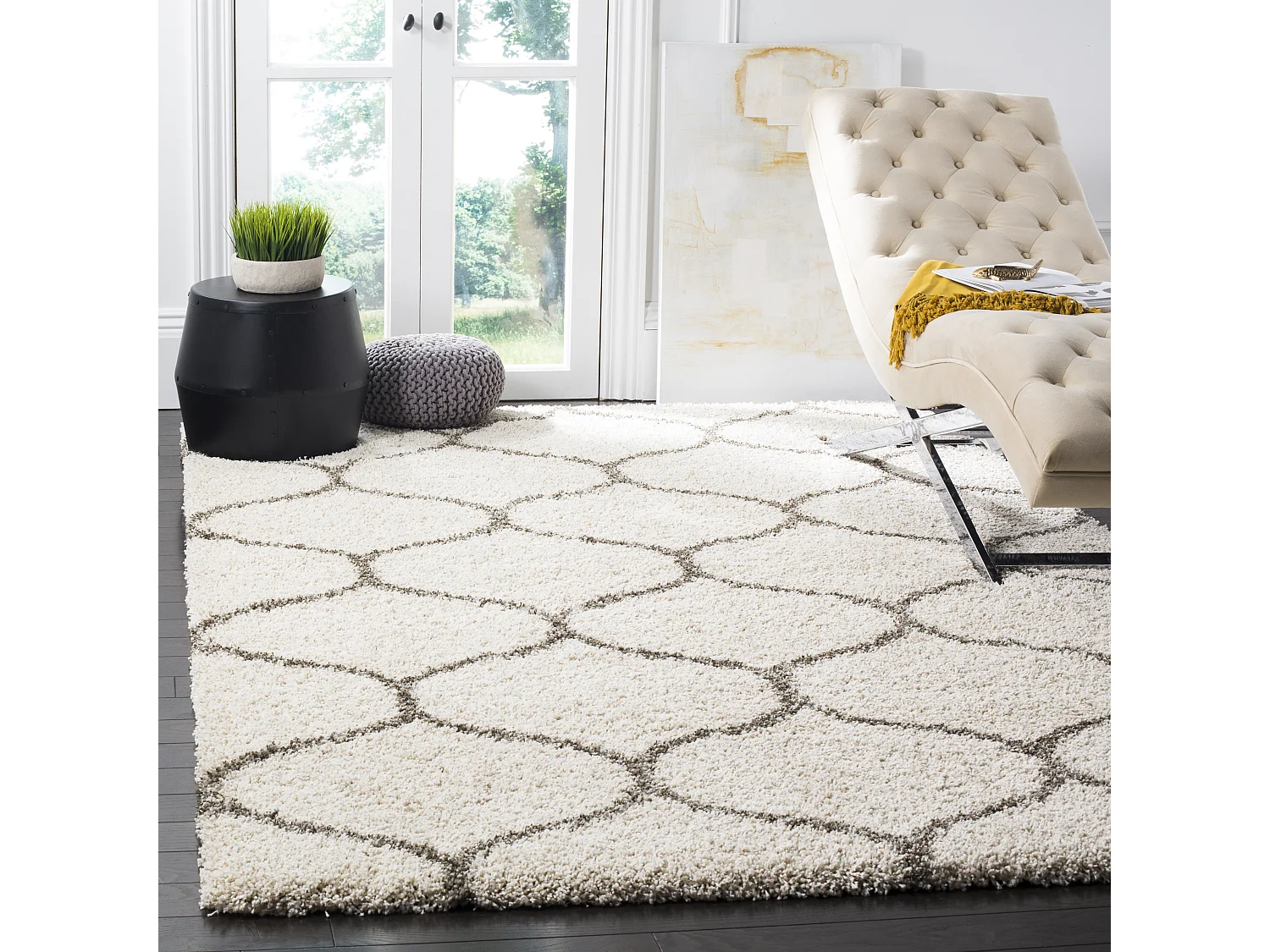 Tapis Neutre/Gris 183 X 274 cm - Zoey