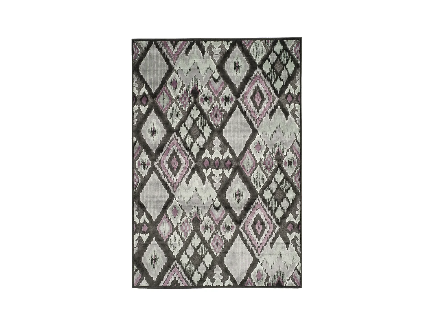 Tapis Gris/Multicolore 160 X 229 cm - Evadne