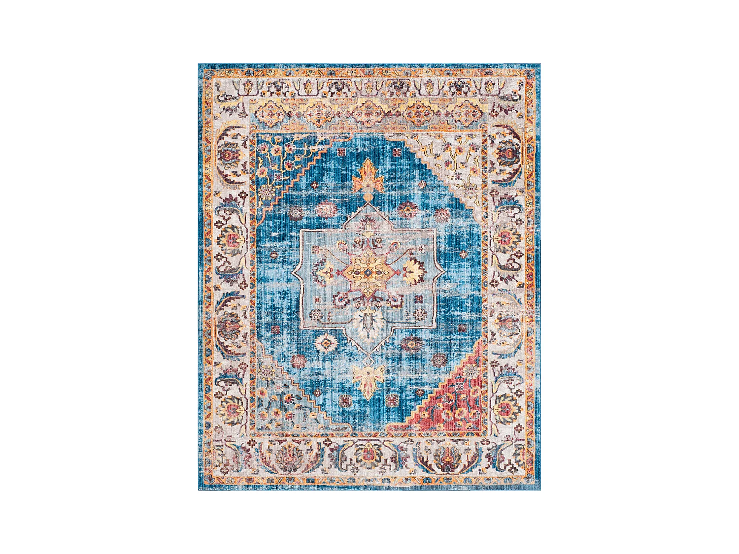 Tapis Bleu/Neutre 235 x 305 cm - Taavi