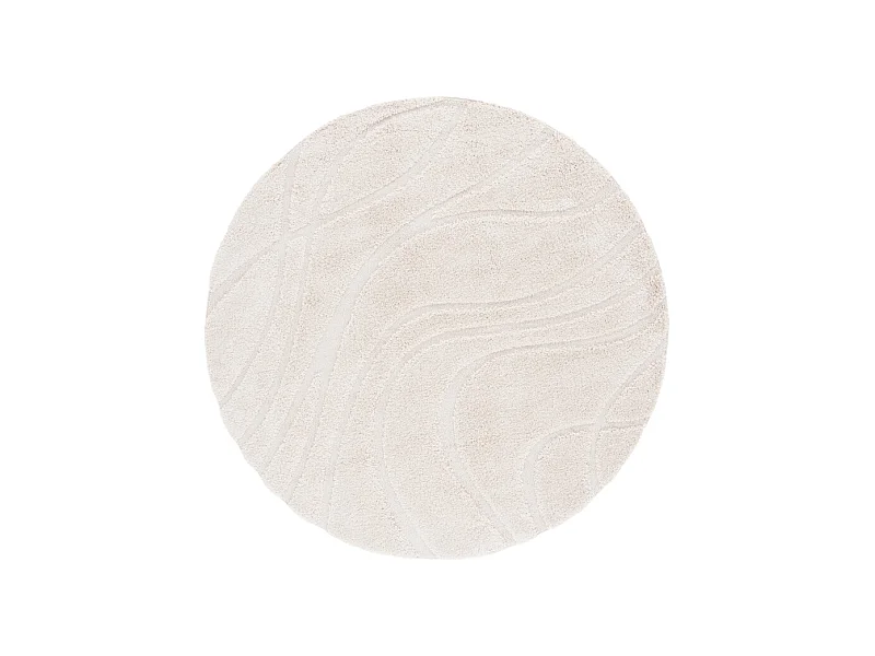 Tapis Crème/Crème 91 X 91 cm - Naples