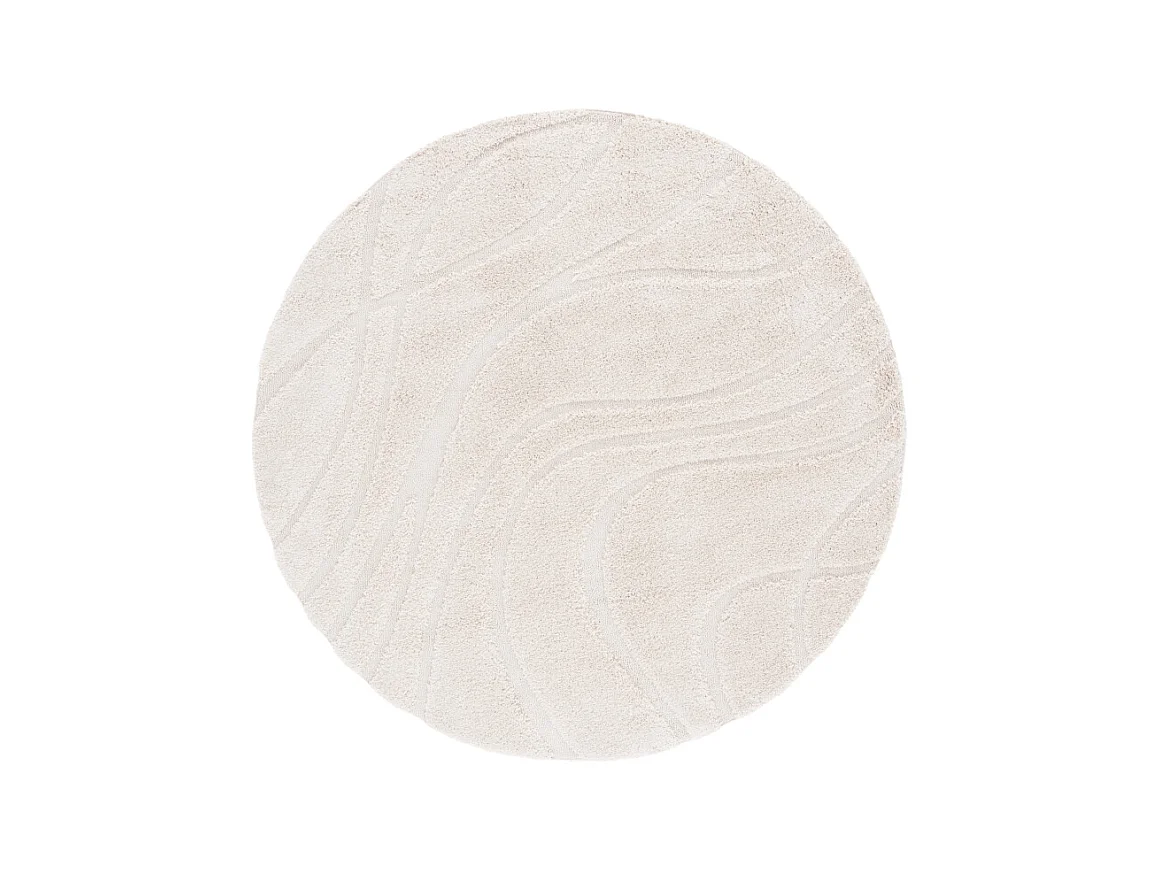 Tapis Crème/Crème 91 X 91 cm - Naples