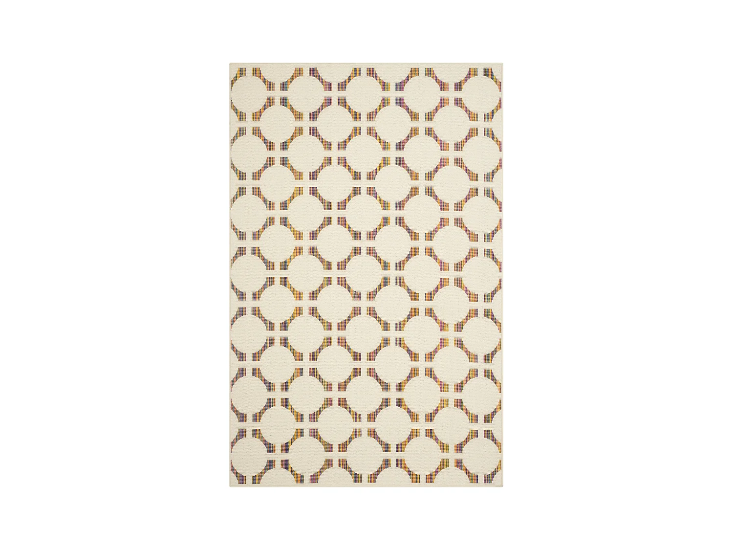 Tapis Neutre/Multicolore 155 X 231 cm - Jose
