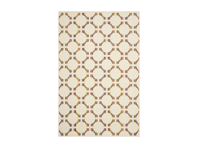 Tapis Neutre/Multicolore 155 X 231 cm - Jose