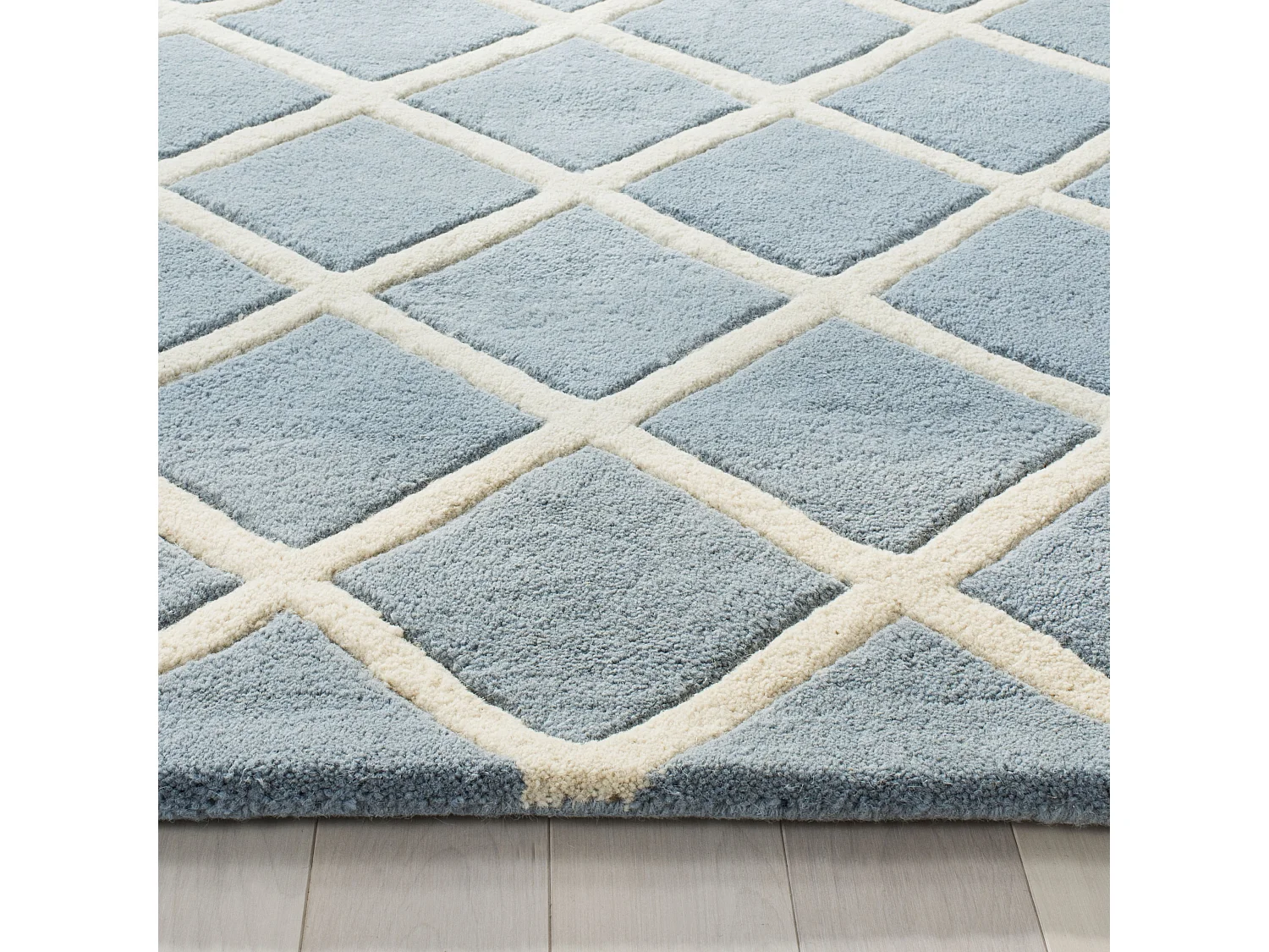Tapis Bleu/Neutre 122 X 183 cm - Soho