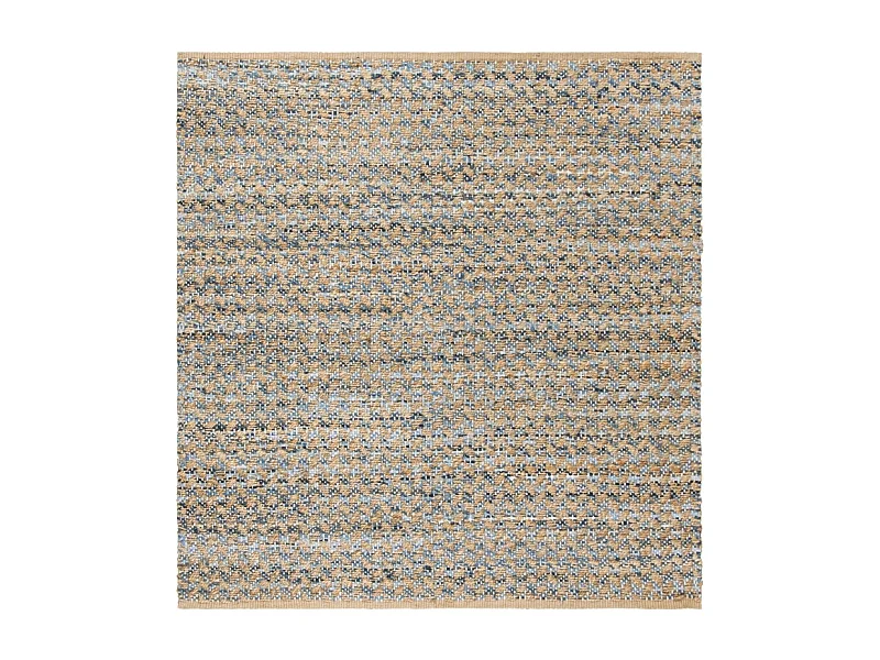 Tapis Bleu/Naturel 183 X 183 cm - Layana