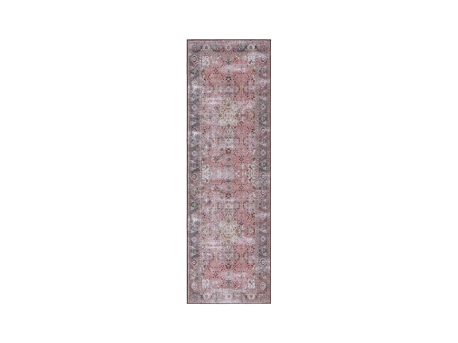 Tapis Rose/Beige 76 X 244 cm - Dahliana