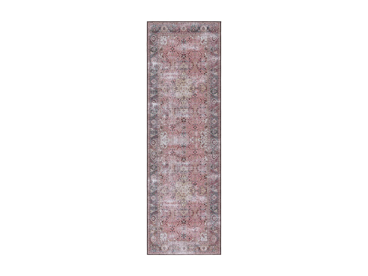 Tapis Rose/Beige 76 X 244 cm - Dahliana