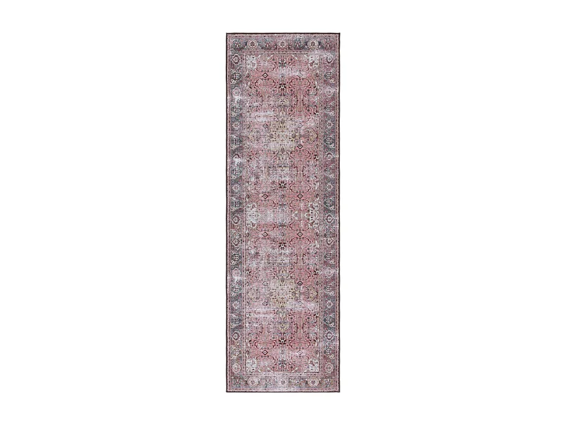 Tapis Rose/Beige 76 X 244 cm - Dahliana