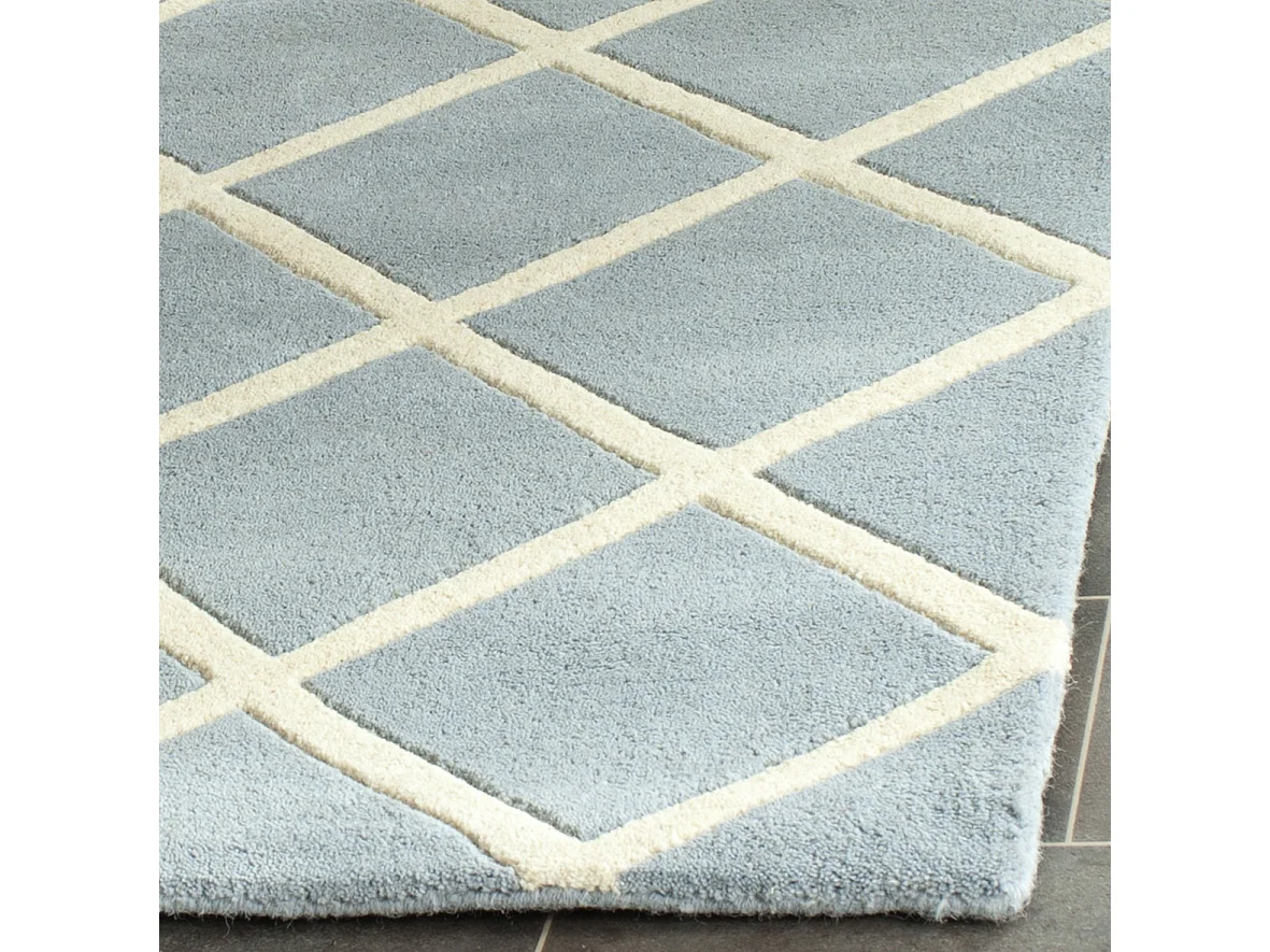 Tapis Bleu/Neutre 122 X 183 cm - Eliza