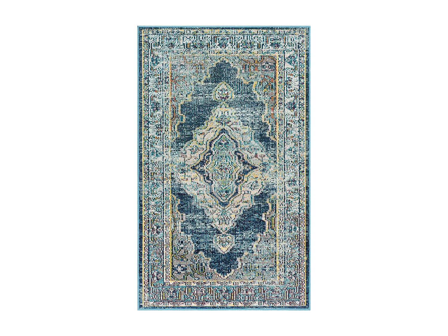 Tapis Bleu/Jaune 122 X 183 cm - Dahila