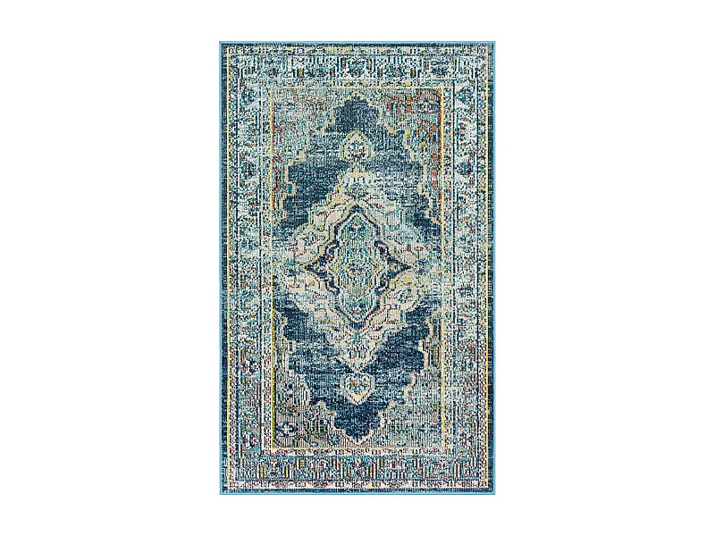 Tapis Bleu/Jaune 122 X 183 cm - Dahila