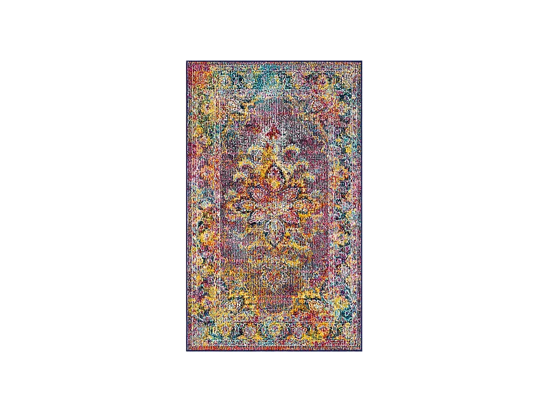 Tapis Bleu Marine/Bleu 122 X 183 cm - Dylan