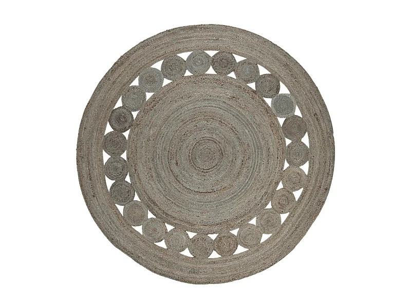 Tapis Gris 152 X 152 cm - Ismene