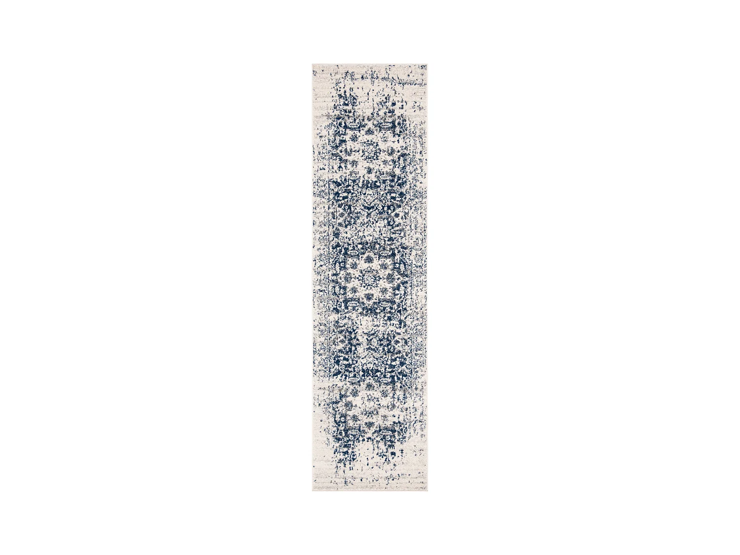 Tapis Neutre/Bleu Marine 69 X 122 cm - Merryl