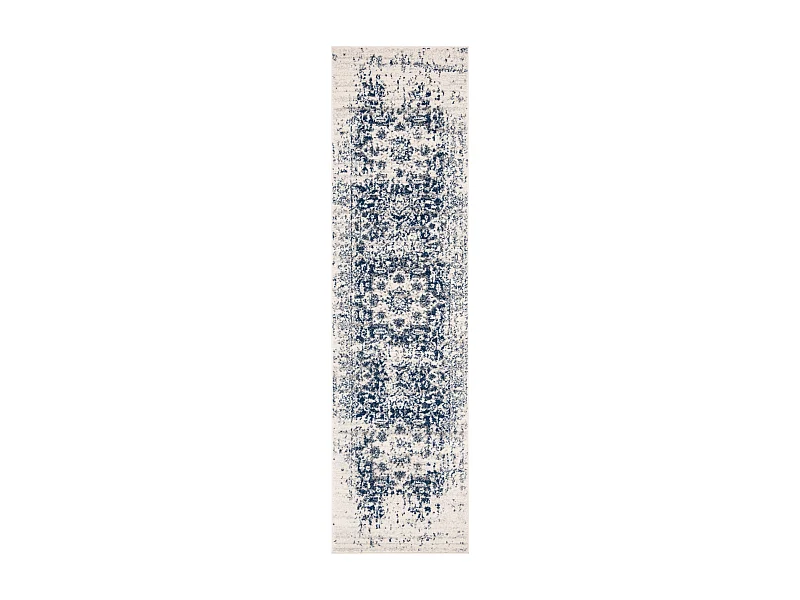 Tapis Neutre/Bleu Marine 69 X 122 cm - Merryl