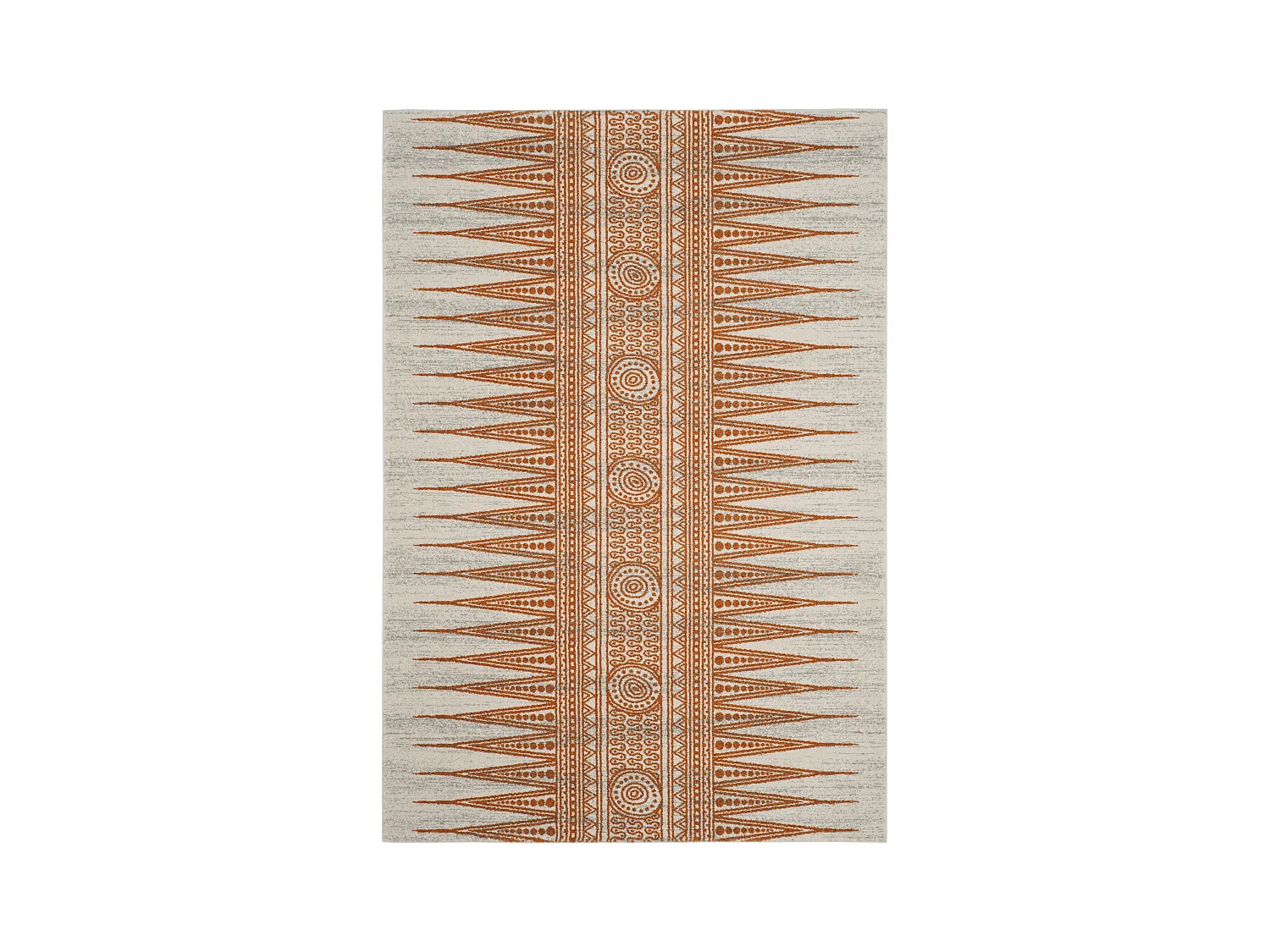 Tapis Neutre/Orange 155 X 229 cm - Gianna