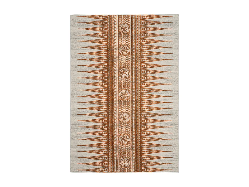 Tapis Neutre/Orange 155 X 229 cm - Gianna