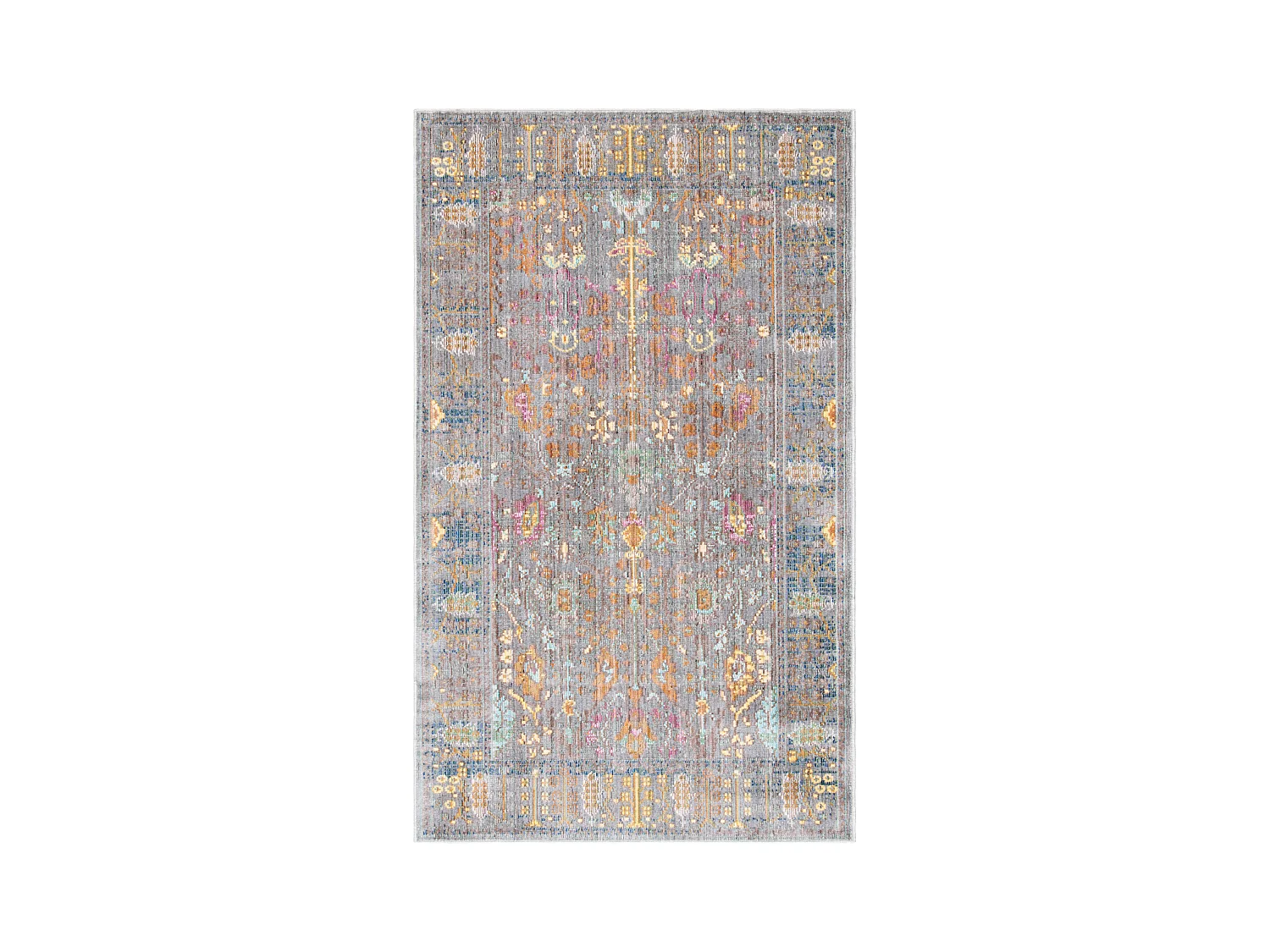 Tapis Gris/Multicolore 122 X 183 cm - Tatum