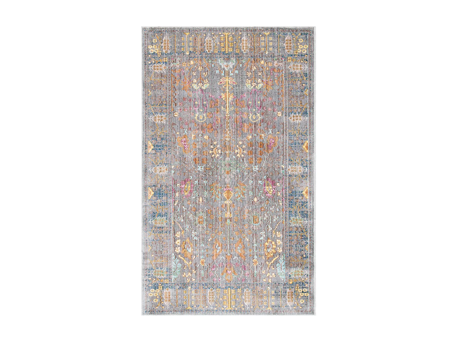 Tapis Gris/Multicolore 122 X 183 cm - Tatum