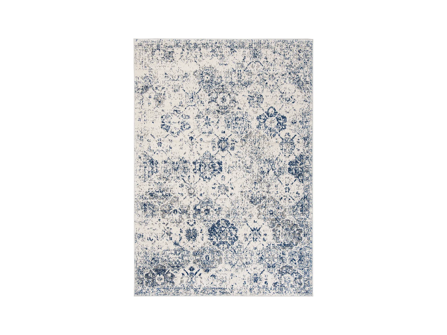Tapis Blanc/Bleu 155 X 229 cm - Mopani
