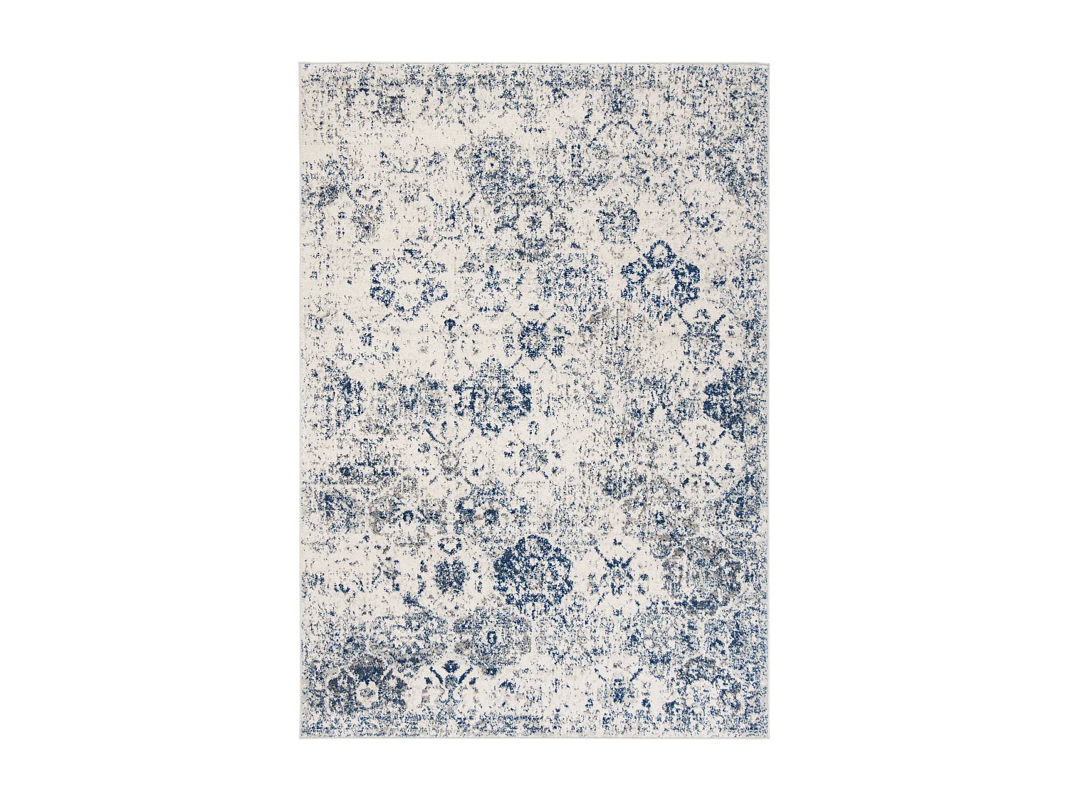 Tapis Blanc/Bleu 155 X 229 cm - Mopani