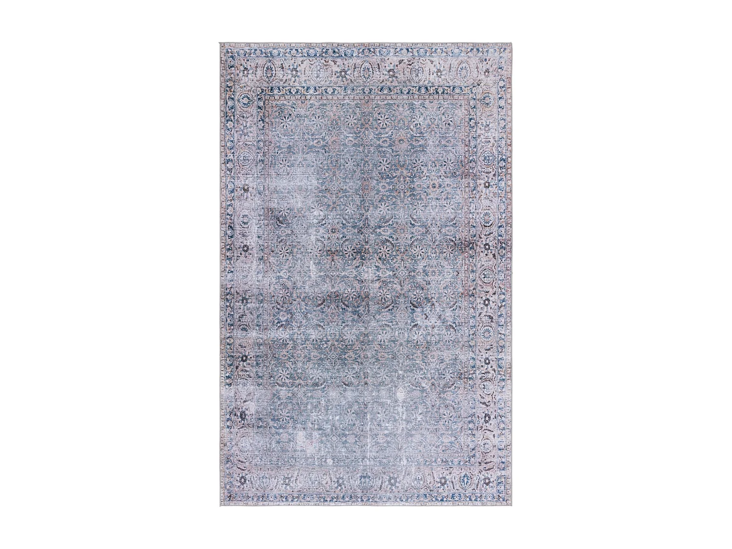 Tapis Bleu/Beige 91 X 152 cm - Sapphira