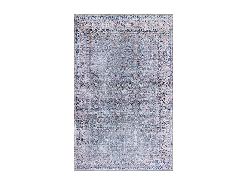 Tapis Bleu/Beige 91 X 152 cm - Sapphira