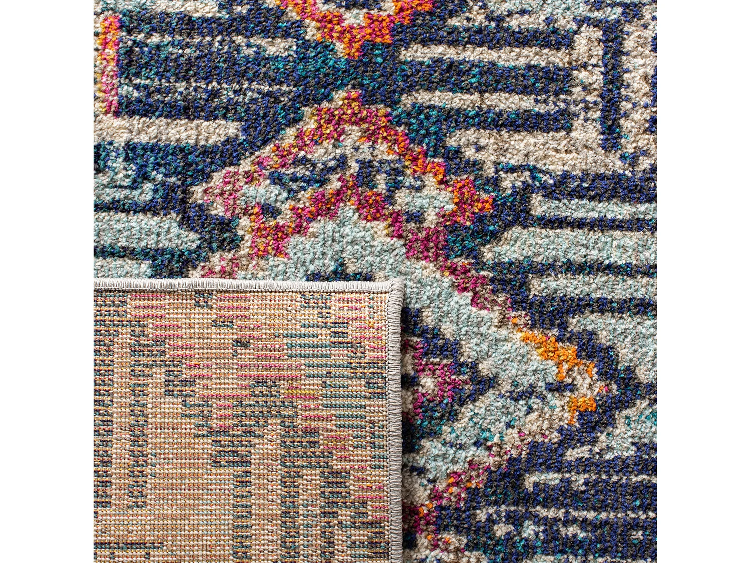 Tapis Noir/Orange 183 X 274 cm - Lilly