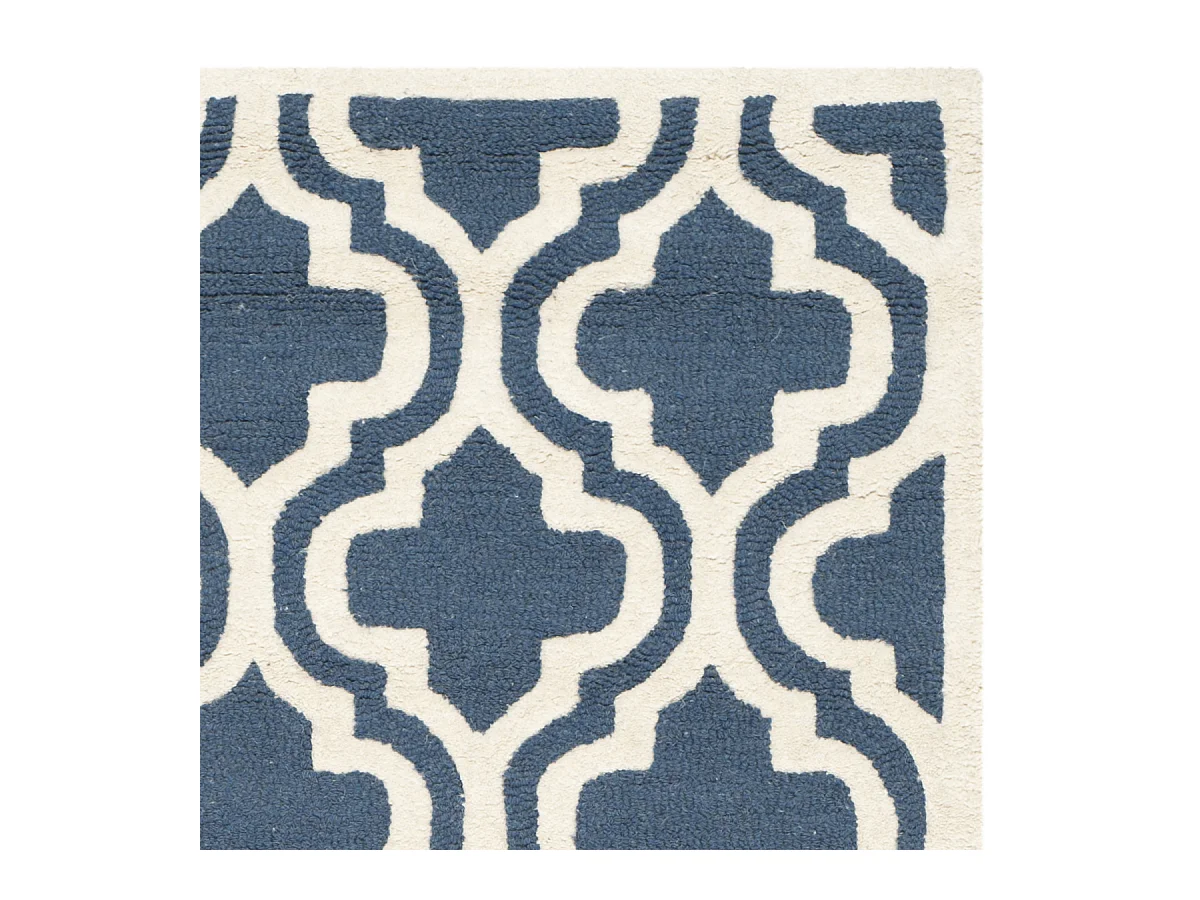 Tapis Bleu Marine/Neutre 183 X 274 cm - Oriana