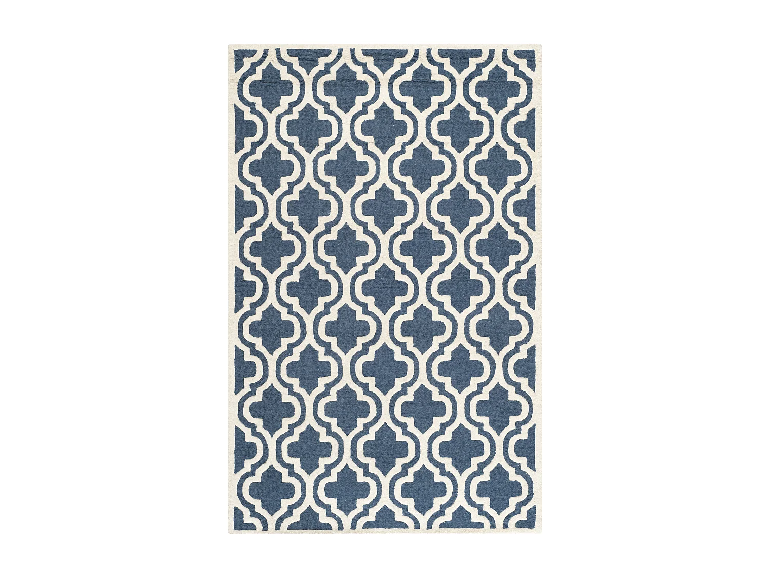 Tapis Bleu Marine/Neutre 183 X 274 cm - Oriana