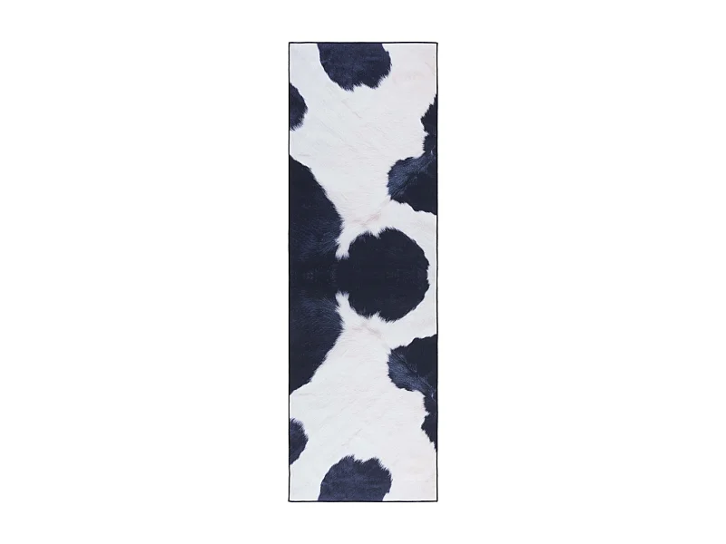 Tapis Ivoire/Bleu Foncé 76 X 244 cm - Elspeth